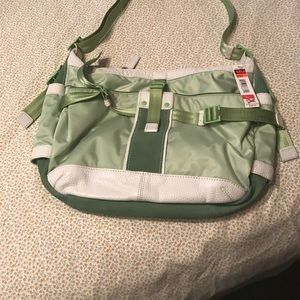 Deny leather and fabric pocket book new with tags